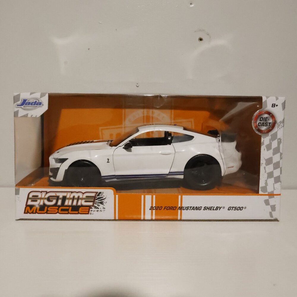 Jada Toys Bigtime Muscle 2020 Ford Mustang Shelby GT500 White